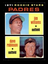 1971 Topps #262 Jim Williams/Dave Robinson Padres Rookies NM/NM+ X3698715
