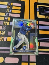 Lizandro Rodriguez 1st 2023 Bowman Chrome Green Lunar Refractor BCP-47 Royals