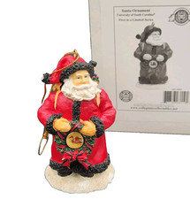 University Of South Carolina Santa Ornament Collegiate Collectibles New In Box