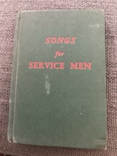 Vintage Songs for Service Men Armed Forces Book by The Salvation Army USO(43)