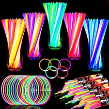 360 Pack Ultra Bright Halloween Glow Sticks Bulk Party Pack Halloween Glow in th