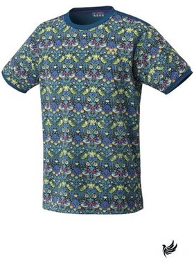 YONEX ユニ ゲームシャツ ワールドコレクション ナイトスカイ 609 Ｏ Yonex] Short Sleeve Uniform Game Shirt Fit Style Night Sky 609 S