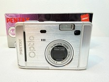 PENTAX Optio S40 Compact Digital Camera 3x Optical Zoom Silver Vintage