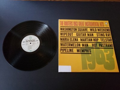 1960s EXCELLENT RARE PROMO Routers Play 1963's Great Instrumental Hits 1524 LP33