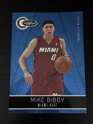 MIKE BIBBY - 2010-11 PANINI TOTALLY CERTIFIED CARD #48 BLUE PARALLEL /299
