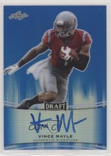2015 Leaf Metal Draft Blue Prismatic 41/50 Vince Mayle #BA-VM1 Auto 00q0