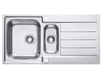KüChenspüLe 98X50Cm Edelstahl EinbauspüLe Line Maxim10 Schrank 60Cm Mit Hahnloch