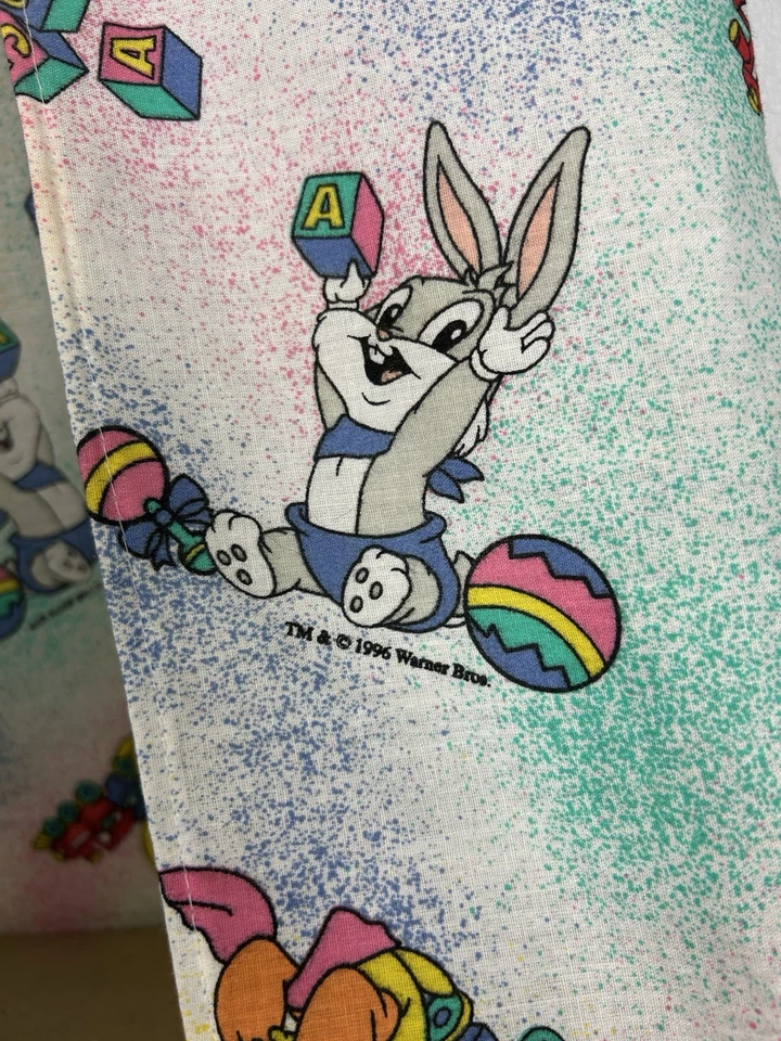 Vintage 1996 Looney Tunes Baby Diaper Stacker Closet Hanger Organizer Tie Dye - Image 3 of 4