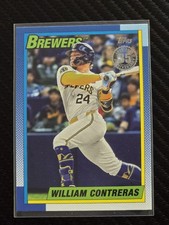 2025 Topps Series 2 1990 Topps - William Contreras #90B2-17 - Milwaukee Brewers