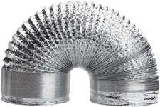 BaseAire 6" Aluminum foil Outlet Duct for Dehumidifier AirWerx 55/65XS/90/90X