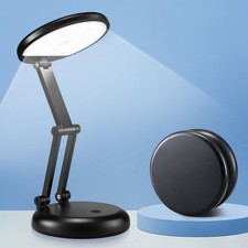 Rechargeable LED Desk Lamp 3600mAh Cordless Foldable Portable Dimmable Light