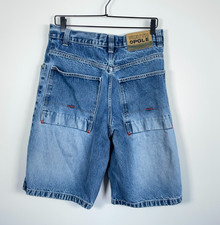 Southpole Jean Shorts Men's 30 x 12 32 Tag Blue Denim Baggy Fit Y2K Jorts