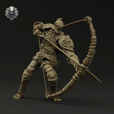 Archer Golem | Realsteone | Wargaming Miniature | Nightreign Elden Ring