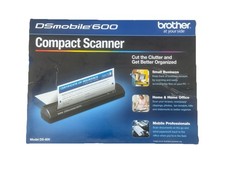 Brother DSmobile 600 Pass Through Compact Scanner DS600 With Carrying Bag CIB