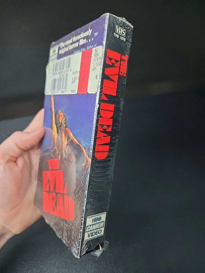 The Evil Dead VHS Original 80s Release Shrink/Sticker/Case EX HBO Cannon - Image 3 of 4