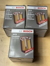 3 QTY - BOSCH Engine Oil Filter-Premium Oil Filter  3978   LOT
