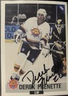 Derek Frenette Peoria Rivermen autographed hockey card (1992-93 #22) — photo 1