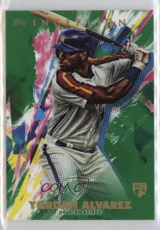 2020 Topps Inception Green Yordan Alvarez #25 Rookie RC 7xr