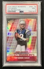 TOM BRADY 2008 FINEST MOMENTS RED REFRACTOR #FM-TB PSA 9 PATRIOTS