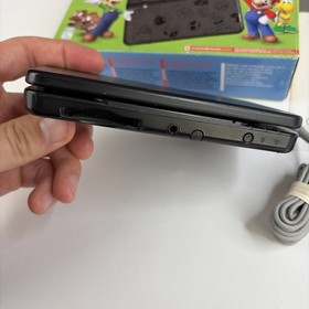 New Nintendo 3DS: Black Mario Friday Edition Console In Box US Model Charger