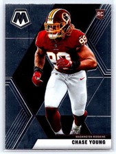 CHASE YOUNG 2020 Panini Mosaic Rookie RC Base Card #202 Washington Commande bx7d. rookie card picture