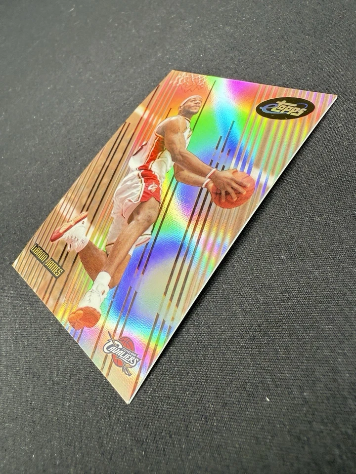 2006/07 Topps LEBRON JAMES REFRACTOR (336/999) HOLO eTopps DUNK SHARP🔥RARE SP🔥 - Image 4 of 4