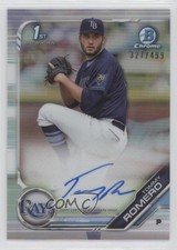 2019 Bowman Chrome Prospect Refractor 327/499 Tommy Romero #CPA-TR Auto 0w47