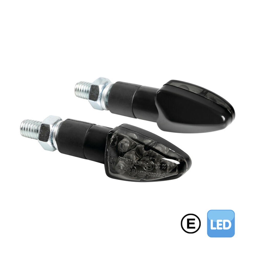 Free Shipping Lampa Atom 12V LED Black Turn Signals For Motorcycle Parts