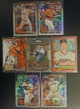 7 Card Lot SAN FRANCISCO GIANTS MLB