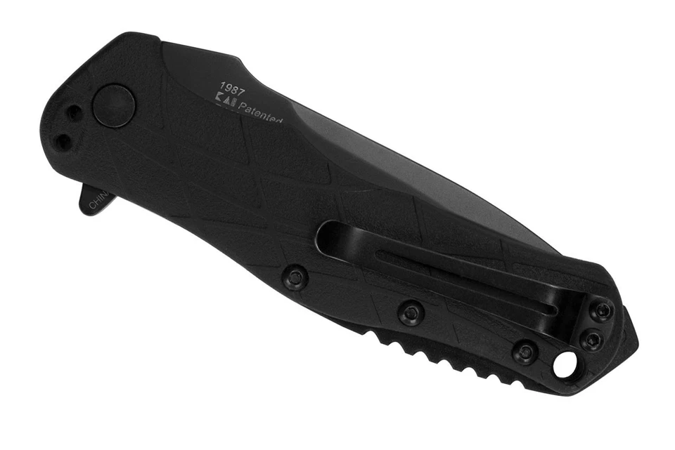 Navaja de Bolsillo Plegable Kershaw Negra RJ Tactical 3.0 Asistida Abierta 8Cr13MoV Hoja Foto 2 de 4