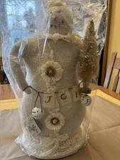 Bethany Lowe Snowman Snowlady Joy Christmas - NOS