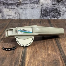 Vintage DYMO Organizer 1610 Label Maker 1/4" & 3/8" Tape