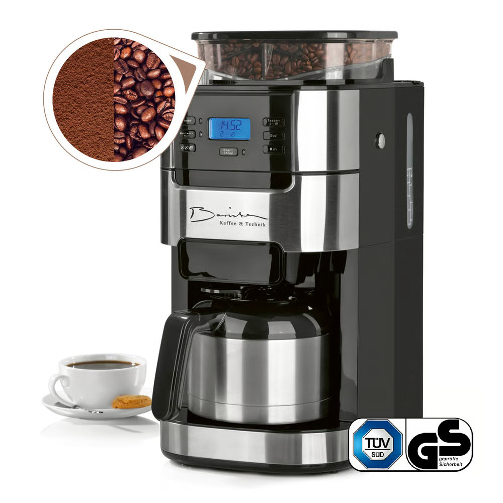 Macchina da caffè barista macinino thermos macchina da caffè 1000 watt acciaio inox