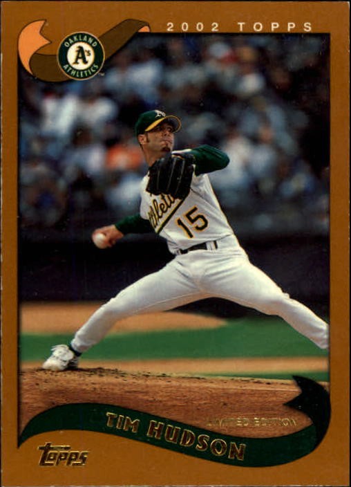 2002 Topps Limited Baseball Card #590 Tim Hudson /1950