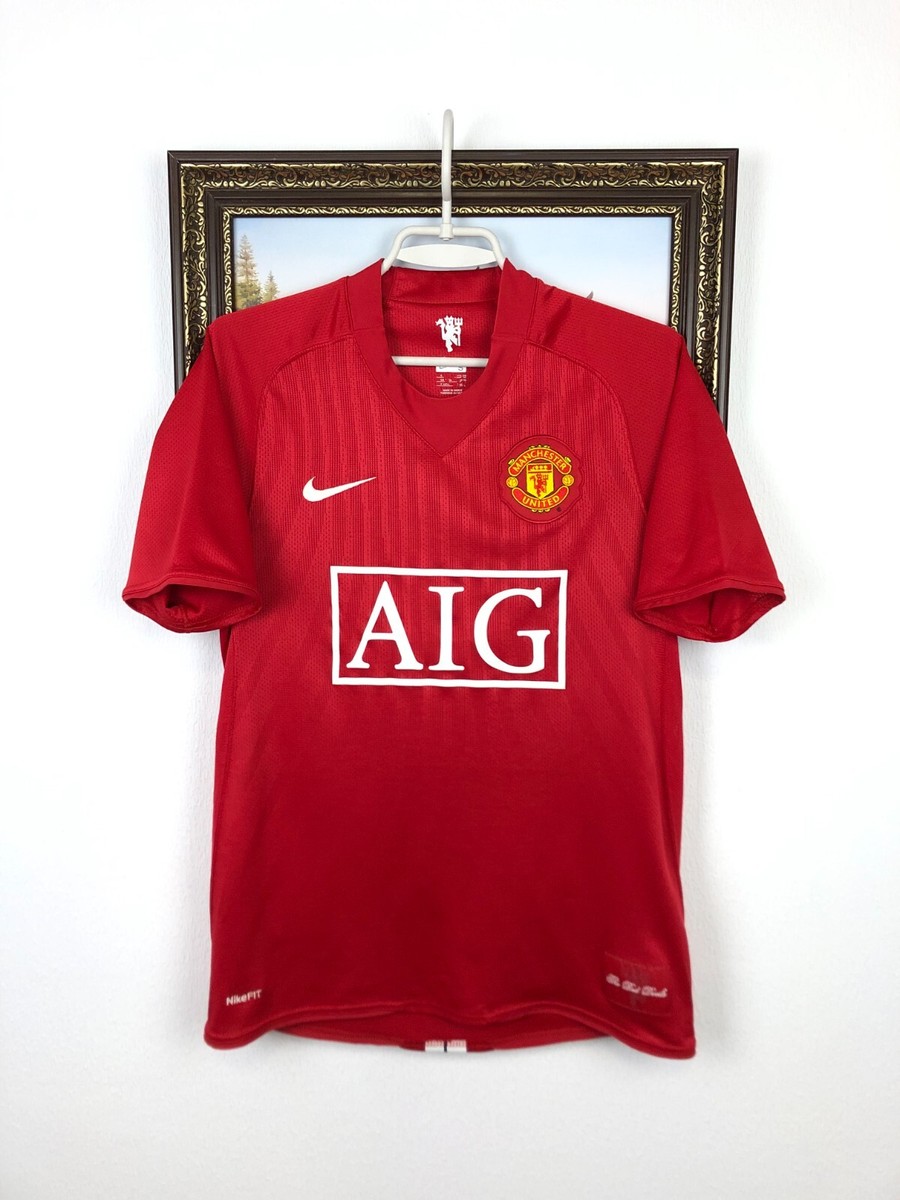 Manchester United Home football shirt 2007 Soccer Nike Jersey Mens