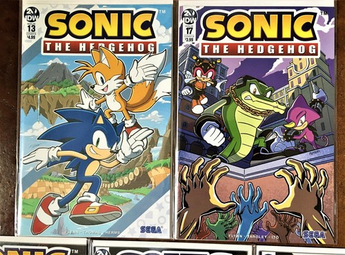 LOT 462B SONIC The HEDGEHOG 8 Comic Books #13,17-23 B Covers ~ 2019 Set Bagged - Picture 2 of 13