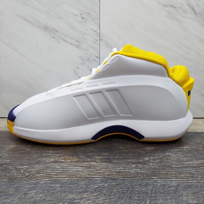 Adidas Crazy 1 Lakers White Purple Yellow Basketball Kobe