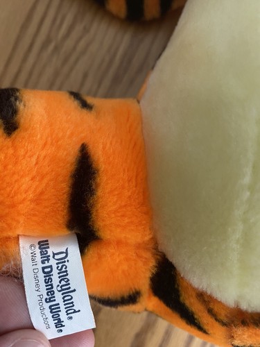 Peluche vintage Walt Disney World Disneyland Tigre 12 pollici Winnie the Pooh  - Foto 4 di 6