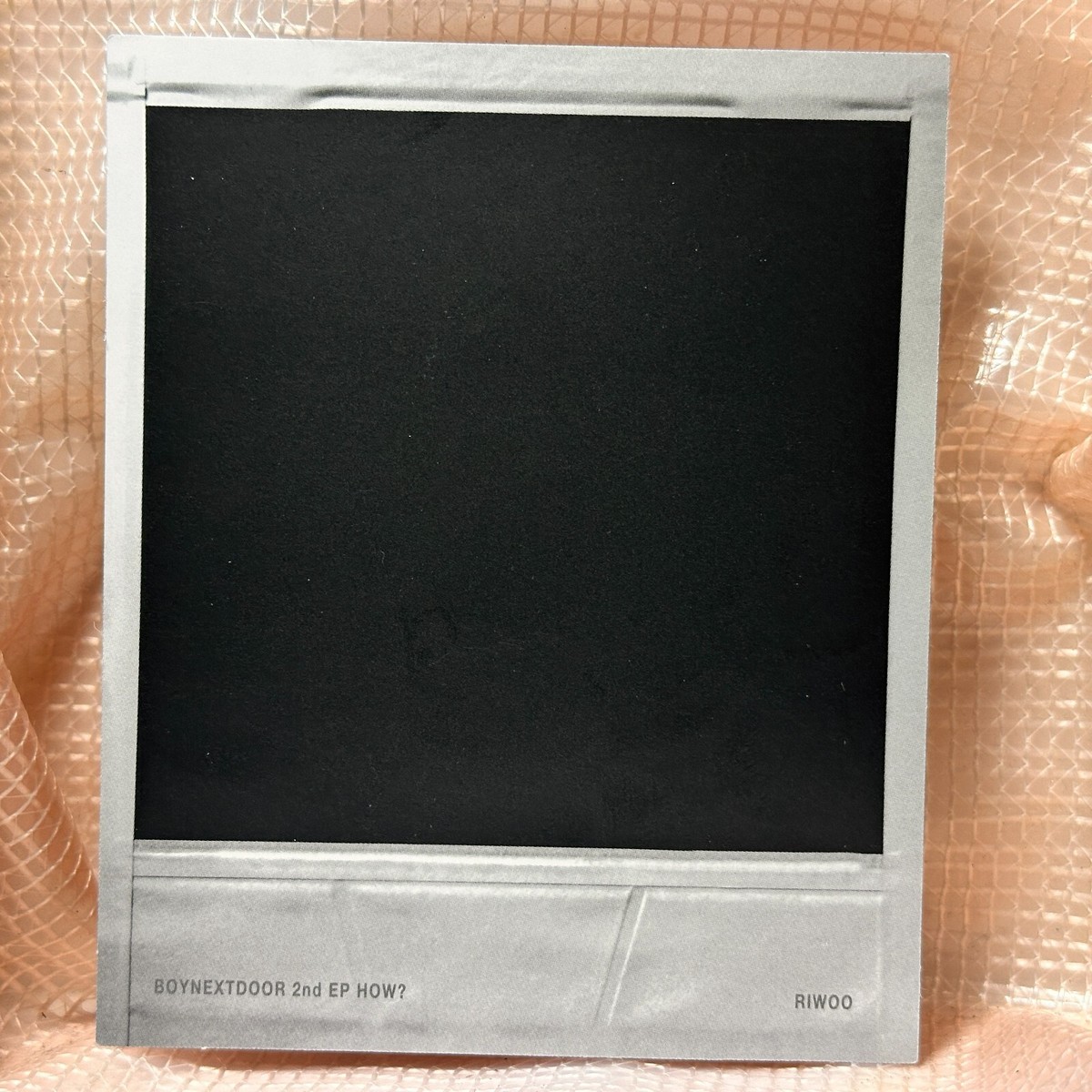Riwoo Official Polaroid Boynextdoor 2nd EP Album How Sticker Ver