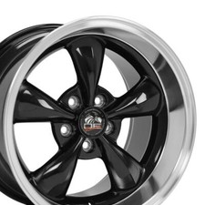 3448 Black 17x10.5 Wheel Fits Rear 94-04 Ford Mustang Bullitt FR01
