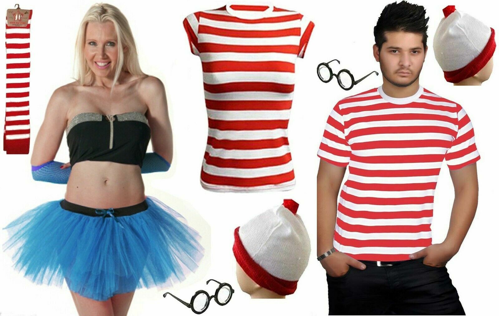 SAOLA KIT T SHIRT UOMO UNISEX WHERES WALLY A RIGHE GALLINA FESTA NOTTE COSTUME LIBRO GIORNO