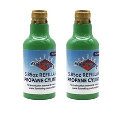 Twin pack 1/4 lb Refillable Camping Propane Tank Cylinder Bottle Ships Empty