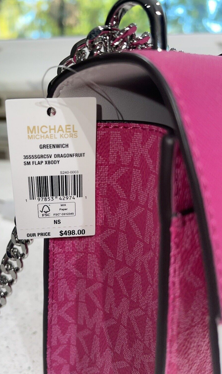 MICHAEL KORS GREENWICH SMALL FLAP CROSSBODY MK CHAIN BAG TOTE