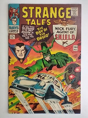 Marvel Comics Strange Tales #144 1st Appearance Jasper Sitwell; Nick Fury VF 8.0