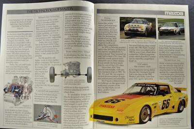 1985 Mazda Brochure RX-7 626 GLC Sedan Wagon B2000 Pickup
