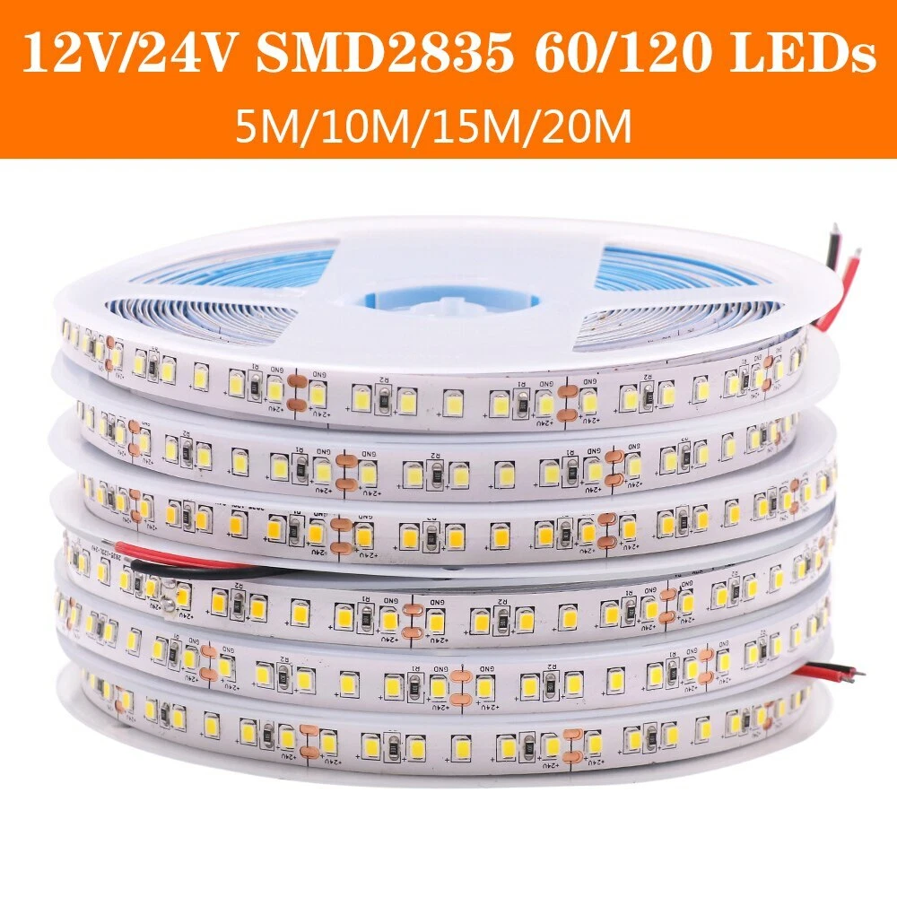 SMD 2835 LED Strip 12V 5M 600LED High Brightness LED Stripe Lamp 15M 20M | eBay