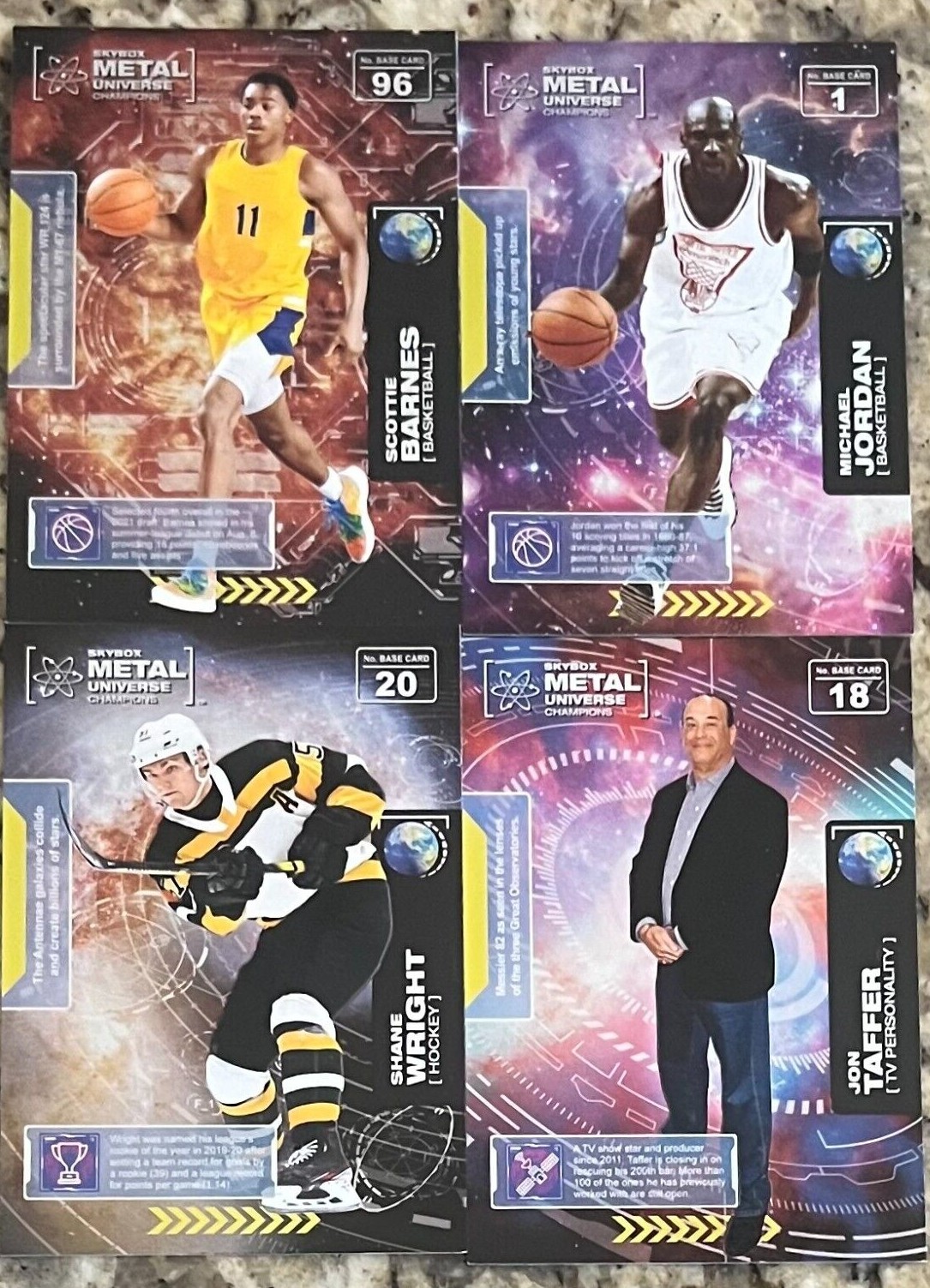 2021 Skybox Metal Universe Champions MICHAEL JORDAN Base Card #1 -  georgelashes.com