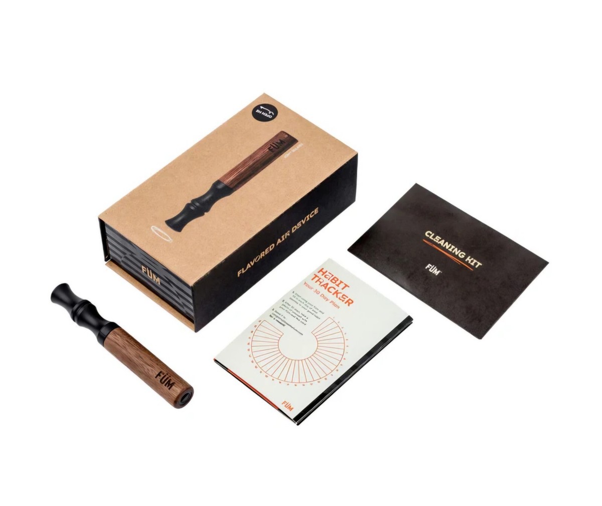 Dark Brown & Black Füm Journey Pack Flavored Air Device comes with one  flavoure