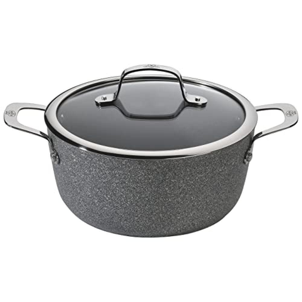 (TG. 16 cm) BALLARINI 75002-828-0 saucepan 1.4 L Round Grey - NUOVO
