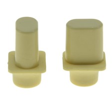 KAISH Cream 2-Pack Guitar Pickup Switch Knob TopHat Switch Tip For American Tele
